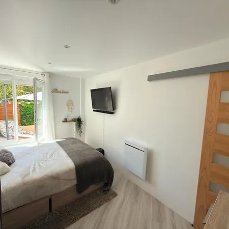 Le Cosy-appartement 4 Pers, Climatise, Grand Terrasse Plein Sud, Parking Privatif Апартаменти Єр